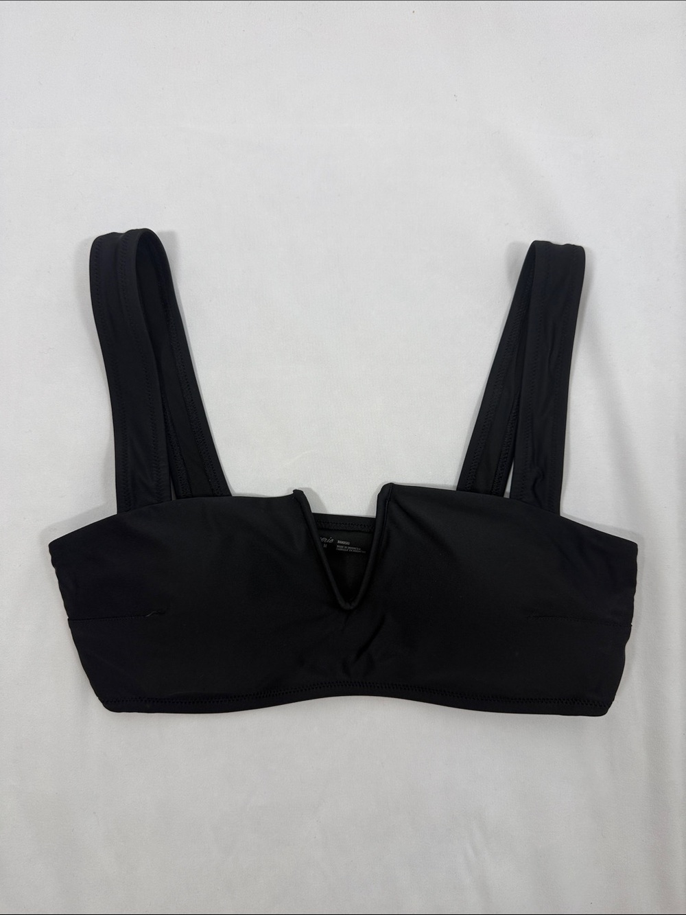 aerie Black V-Notch Bikini Top - Picture 1 of 3